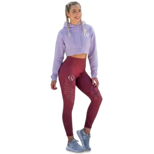Calivium CV Women's Summer Workout Lookbook Set — Crop Hoodie, Sneakers & Perforated Leggings