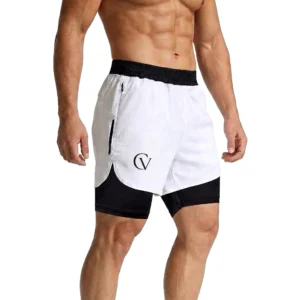 Calivium CV Men's Two-Tone Technical Sports Shorts