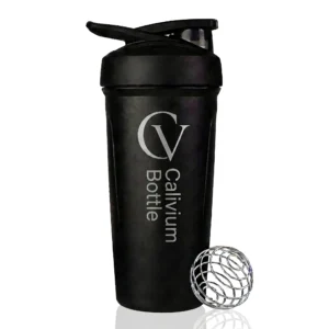 Calivium CV Premium Blender Bottle with Stainless Steel Whisk Ball